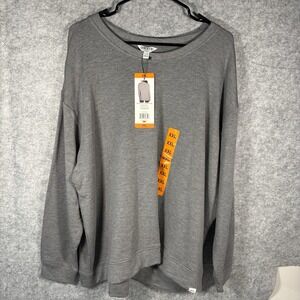NWT Orvis Women's Gray Cozy Pullover 2XL  Long Sleeve‎ Polyester & Spandex